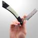 Zertone Damascus Straight Razor - VG10 Steel Blade Ebony & Acrylic Handle - Premium Barber Straight Edge Razor for Men (Black - Buy Online on GoSupps.com