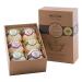 Relaxus Aromatherapy Organic Bath Bomb Gift Set. Pamper Collection  Set of 6.