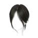 Bangs Hair Clip Wig Pieces for Women Simulated Hair Head Natural and Fluffy Eight Shaped Bangs Light and Thin Hair Pieces Bangs Clip in Hair(Color:Natural black)