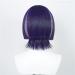 Xingwang Queen Anime Cosplay Wig - Short Black & Blue Highlight Purple Heat Resistant Party Wig for Costume & Events - Buy Online on GoSupps.com
