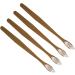 FRCOLOR Soft Bristle Bamboo Toothbrush Set - 4 Pack Adults Degradable Eco-Friendly Toothbrushes - Buy Online on GoSupps.com
