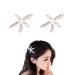 Pearl Starfish Hair Clip for Women Mermaid Hair Clips Starfish Hair Accessory Pearls Hair Clips for Wedding Party Pearl Hair Barrettes for Women Girls Star Hair Clip 2Pcs
