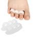 4x Silicone Gel Toe Separator & Hallux Valgus Toe Stretcher - Premium Forefoot Pads for Pain Relief | International Shipping Available - Buy Online on GoSupps.com