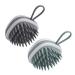Tovinanna 2 pieces silicone shampoo comb shower scalp massager scalp washer hair shampoo hair massage device hair washers silicone hair brushes scalp shampoo massage device