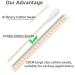 Jumbo Cotton Swabs 20cm - White Large Cotton Tips for Gynecology | 20 Individually Wrapped Sticks (10 Bags) - International Shipping Available - Buy Online on GoSupps.com