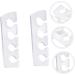 Hemoton Silicone Gel Toe Separators - 2 Pairs Orthopedic Toe Dividers for Hammer Toe, Bunions, and Overlapping Toes - Buy Online on GoSupps.com