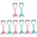8 Pcs Mascara Brush Tools Mascara Aid Tool Women Silicone Eyeliner Bridegroom Cosmetic Mold