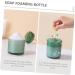 Angoily 1pc Mousse Frother Bubble Soap Cleanser Foam Maker Dispenser Shower Gels Bubbling Cup Soap Foaming Bottle Cleansing Milk Cleanser Face Wash Sparkling Cup Simple Pp Travel 12.7x7.5cm Green - Buy Online on GoSupps.com