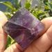 Natural Crystal Rough Small Fluorite Pyramid The Genius Crystal - Buy Online on GoSupps.com