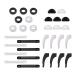 Silicone Eyeglass Temples Ear Hooks Eyeglass Holders 16 Pairs