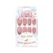 Brishow Dark Pink Artificial Nails - 24 Pcs Long Acrylic False Nail Tips for Women & Girls | International Shipping - Buy Online on GoSupps.com