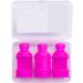 3-Piece Silicone Insulin Bottle Protective Cover - Durable Pink Case for Diabetics | Safe & Shatterproof Insulin Vial Protection - Buy Online on GoSupps.com