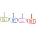Alomejor Silicone Baby Bite Ring Toys - 4 Pack Infant Teething Relief & Soothing Rings - Buy Online on GoSupps.com