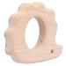 Set of 5 Natural Beech Wood Hedgehog Teething - Safe and Soothing for Baby Gums - Perfect for Teething Necklace or Bracelet - Buy Online on GoSupps.com