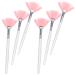 Beaupretty Facial Mud Brush Fan beauty brush brush applicator fan-shaped facial mud makeup applicator eyeshadow applicator brush plastic tool the Makeup Makeup Tools 15X4CM As Shown