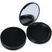 Housoutil 4 Pcs Travel Containers for Creams Round Refillable Cream Containers Compact Single Layer High Disc Mx2pcs Blackx2pcs - Buy Online on GoSupps.com
