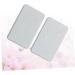 Ciieeo 2pcs Silicone Soap Holder Diatomite Soap Pad Soap Silicone Pad Soap Dishes for Bathroom Soap Holder for Shower Rectangle - Buy Online on GoSupps.com
