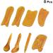 8PC Acupuncture Tools Set - Gua Sha Charge Plate & Massage Tools for Trigger Point Therapy - Face Arm Back & Eye Treatment - Buy Online on GoSupps.com