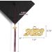 2023 Graduation Cap Tassel Charm 2 PCS Tassels for Graduation Cap 2023 Soft Silky Tassel Accessories for Graduate Hats Parties Ceremonies Souvenir Gold Charms 9"- Maroon White - Buy Online on GoSupps.com