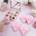 Auauy 6 PCS Triangle Makeup Powder Sponge Set - Washable & Reusable Face Puffs for Loose Powder & Foundation - Pink Makeup Tools - Buy Online on GoSupps.com