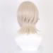 Gray & Red Long Wig for Lyney Cosplay | Genshin Impact Synthetic Heat-Resistant Hair - Buy Online on GoSupps.com