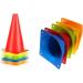 YOQXHY Soccer Cones (25 Pack) - 7 Inch Agility Training Sports Cones with Carry Bag - Ideal for Kids Football Basketball Drills - Field Markers in 5 Colors - Buy Online on GoSupps.com