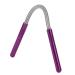 Spring bend epilator feather epilier tool face-hair remover stainless steel-beauty-feather thread tool cleaning Face-hair make-up (purple)