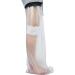 Lizusidtsy Waterproof Cast Cover Leg Adult Full Leg Shower Protector Watertight Protection for Foot Ankle Knee Wound - Buy Online on GoSupps.com