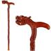 Cane Elderly Crutches Solid Wood Walking Stick Fine Carving Crested Head Faucet Handle Implied Auspicious Elderly Supplies Walker 96 cm (37.80 inches) Long Can be truncated Interesting - Buy Online on GoSupps.com