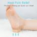 Silicone Heel Foam Bandages - Waterproof Absorbent Dressings for Cracked Heels Ankle & Elbow Protection | Pack of 4 (5 x 8 inches - Buy Online on GoSupps.com