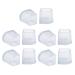 MILISTEN 5 Pair High Heel Protectors for Womens Shoes Clear High Heel Stoppers Heel Repair Caps Covers for Walking on Grass and Uneven Floor Size S