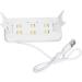 3Pcs Mini Nail Dryer Professional Nail Light Curing Gel LED Dryer Mouse Shape LED Nail Lamp Portable Nail Lamp Gel Polish Light for Nail Salon Home Travel (White) - Buy Online on GoSupps.com