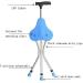 Folding Retractable Crutches Three-Legg Chairs Walking StickLights Canes Lightweight Anti-Skid Hiking Blue 87.5-97.5Cm Climbing Elderly Travelg Everything is fine - Buy Online on GoSupps.com