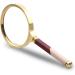 Glass pear Wood Handle Glass Old Reading Professional Optical Electronic Repair Children Portable HD Glass 6X Lupe Good Times - Buy Online on GoSupps.com