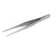 Tweezers Tool Portable Erosion Resistant Stainless Steel Tip Tweezers with Serrated Edge Easy to Clean for Watch Repair Bag (Straight Tip)