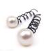 JUSTFOX 2 Magic Hair Clips Spiral with 1 x Large and 1 x Small Pearl