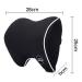 Auto Neck Pillow for Driving | Memory Foam Car Headrest Support | Travel Sleeping Pillow - Black - Buy Online on GoSupps.com