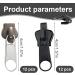 BCZR Pack of 24 ZIP Pulls & Zipper Sliders Replacement Zipper Sliders for Jackets Coats & Luggage (Black/Brown) - International Shipping Available - Buy Online on GoSupps.com