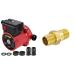 VEVOR RS15-6 Hot Water Recirculating Pump (110V) + Valterra Brass 1/2" Check Valve Pump + 1/2" Check Valve