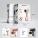 Cordless Hair Dryer Rechargeable Travel Blow Dryer Portable Hair Dryer with 3 Levels Wind Speed Adjustment Lightweight Hairdryer for Home Salon Women Gray Grey - Buy Online on GoSupps.com