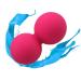 Beaupretty White cylinder peanut-yoga role full body roll Yoga-ball myofascial release fitness massage ball peanut ball peanut ball scroll wheel sarcolemm massage ball medium rosy