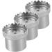 Amosfun 12 Pcs Magnetic Soap Holder Magnetic Soap Dish Holder for Soap Magnetic Holder Soap Support Wall Soap Holder Shower Soap Container Bath Soap Household Stainless Steel - Buy Online on GoSupps.com