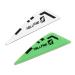 New Archery Products Bow Hunting Shooting Target Hellfire 2" Plastic Arrow Fletching Vanes, Pack of 36, 12 White/24 Green 12 White/24 Orange