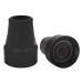 Replacement Cane Tips, 3/4 Inch, Black. 0.75 Inch (Pack of 2)