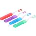 Generic Portable Toothbrush 4 Pack - Travel Friendly Fine Hair Oral Cleaning for Stain Removal - Buy Online on GoSupps.com