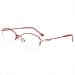 Pakmez Photochrome Reading glasses for men and women spring hinges comfortable glasses for reading blue light blocking anti-UV blind (color: red size: +0.75) +0.75 red