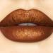 Y-HaLi Waterproof Metal Lipstick Long-wearing Non-fading Cosmetics Lip for Nightclub Makeup (LOVE BRONZE)