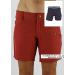 Club Ride Apparel Women's Eden Cycling Shorts with Level 2 Chamois - 7 Red Cayenne - Medium - Buy Online on GoSupps.com