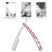 Professional Barturaser - Stainless Steel Foldable Men's Razor for Hair & Face | Perfect Red & White Shaver - Buy Online on GoSupps.com