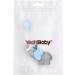 YeahiBaby Beautiful Resin Elephant Balloon and Heart Cake Topper or Small Dessert Decoration for Wedding Party Tables (Sky Blue) - Buy Online on GoSupps.com
